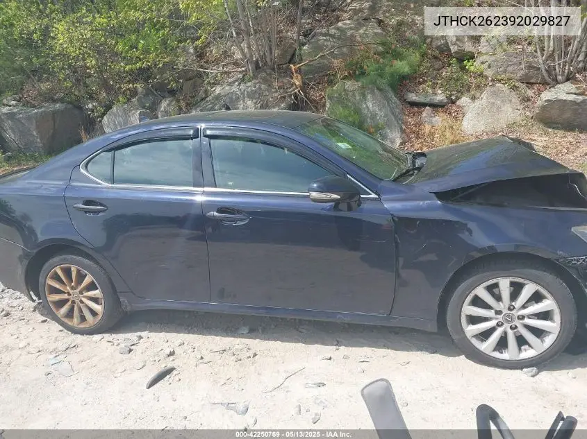2009 Lexus Is 250 VIN: JTHCK262392029827 Lot: 42250769