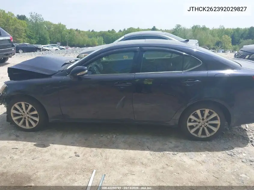 2009 Lexus Is 250 VIN: JTHCK262392029827 Lot: 42250769