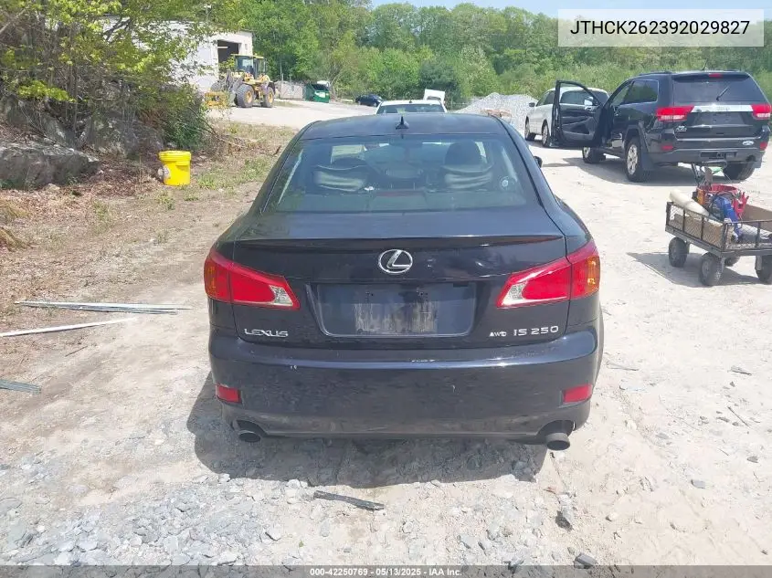 2009 Lexus Is 250 VIN: JTHCK262392029827 Lot: 42250769