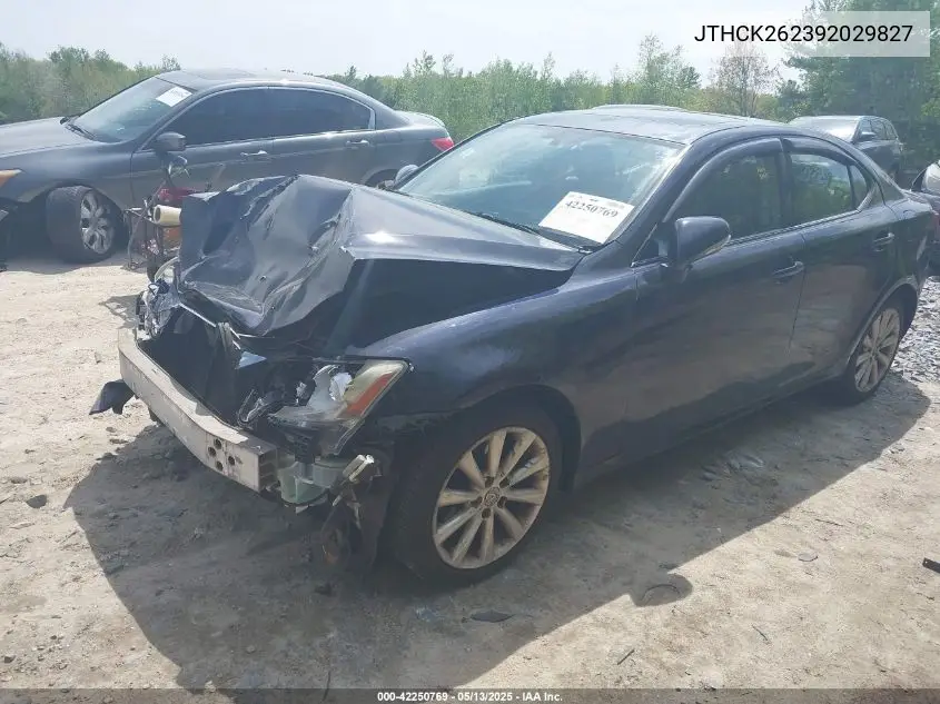 2009 Lexus Is 250 VIN: JTHCK262392029827 Lot: 42250769