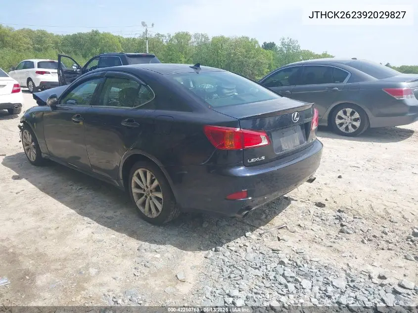 2009 Lexus Is 250 VIN: JTHCK262392029827 Lot: 42250769