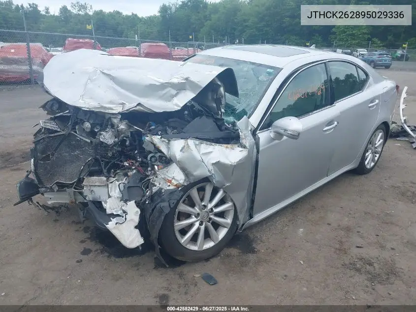2009 Lexus Is 250 VIN: JTHCK262895029336 Lot: 42582429