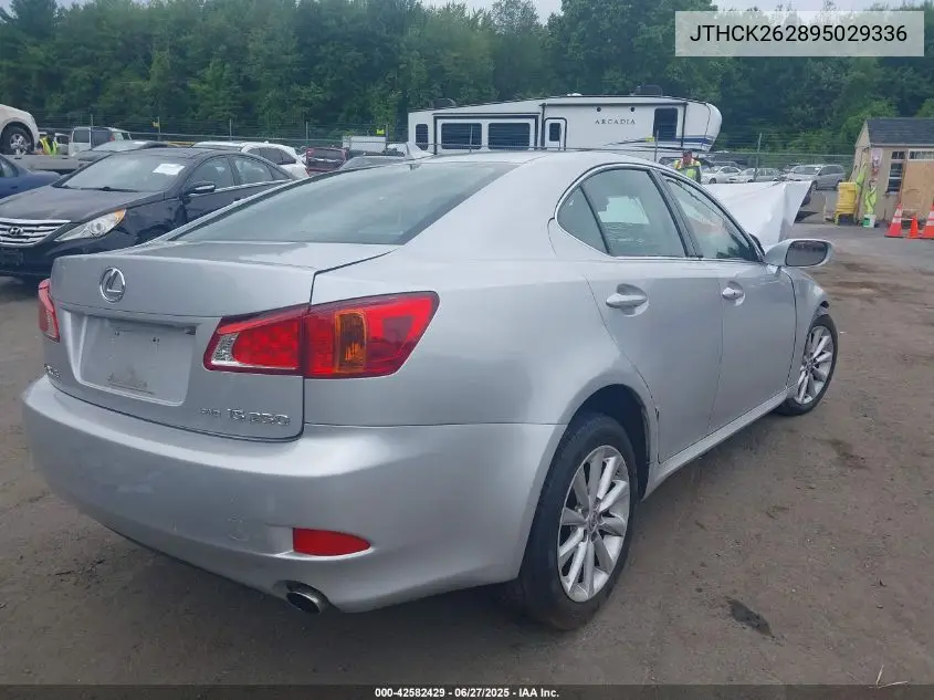 2009 Lexus Is 250 VIN: JTHCK262895029336 Lot: 42582429