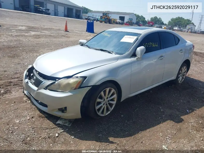 2009 Lexus Is 250 VIN: JTHCK262592029117 Lot: 42598661