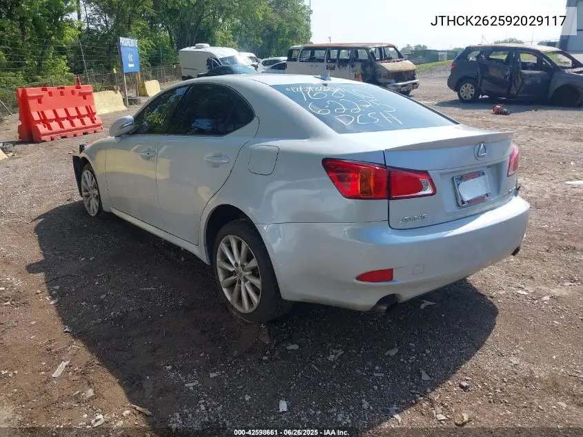 2009 Lexus Is 250 VIN: JTHCK262592029117 Lot: 42598661