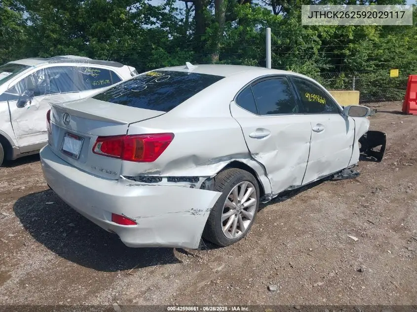 2009 Lexus Is 250 VIN: JTHCK262592029117 Lot: 42598661