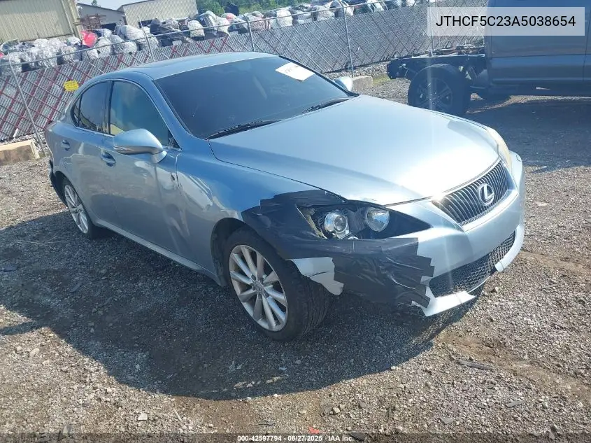 2010 Lexus Is 250 VIN: JTHCF5C23A5038654 Lot: 42597794