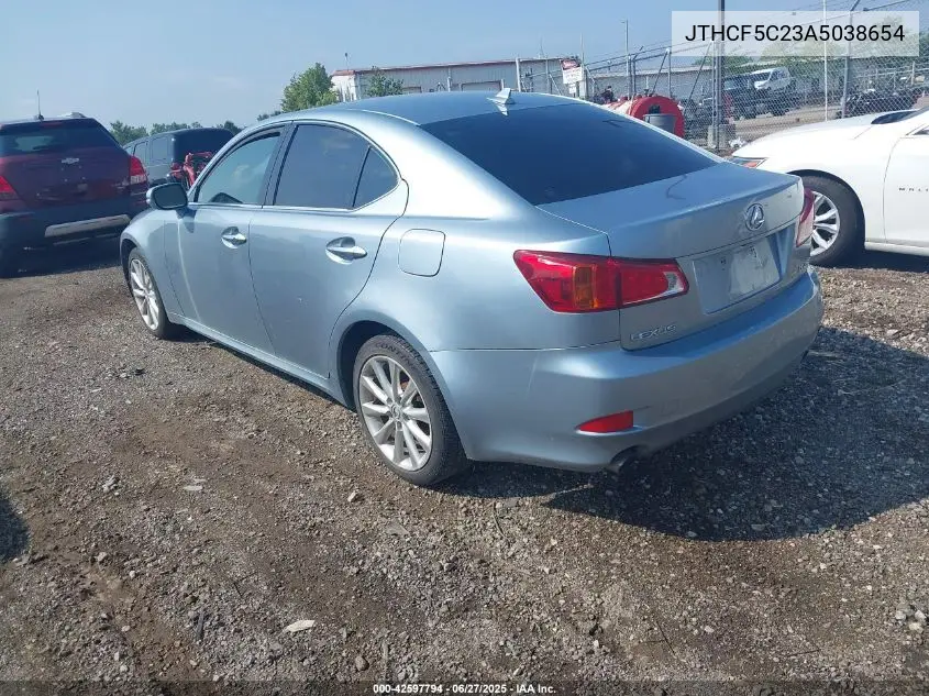 2010 Lexus Is 250 VIN: JTHCF5C23A5038654 Lot: 42597794