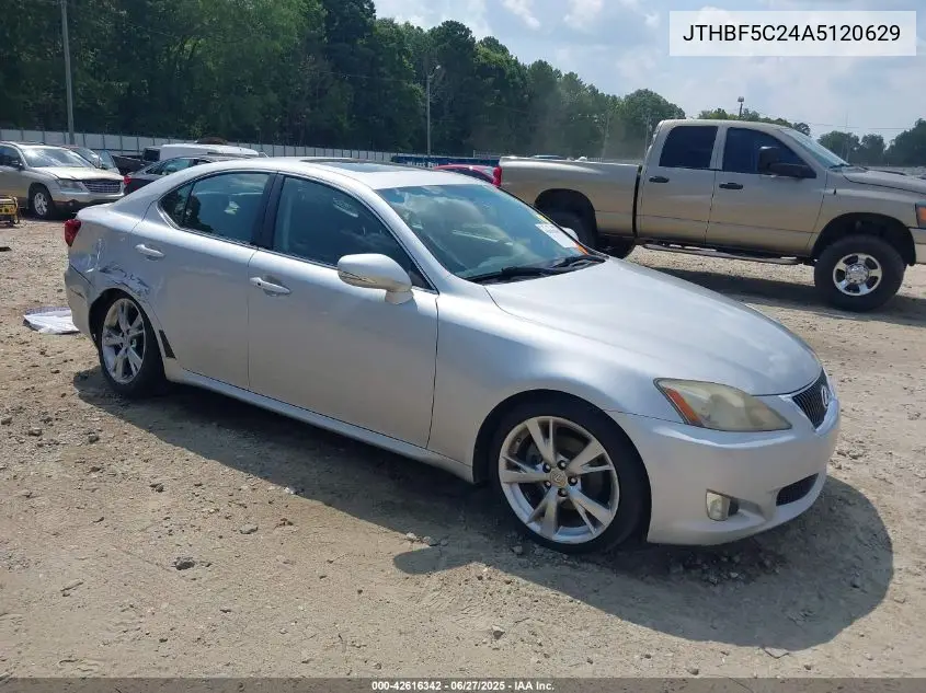 2010 Lexus Is 250 VIN: JTHBF5C24A5120629 Lot: 42616342