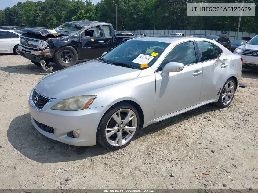 2010 Lexus Is 250 VIN: JTHBF5C24A5120629 Lot: 42616342