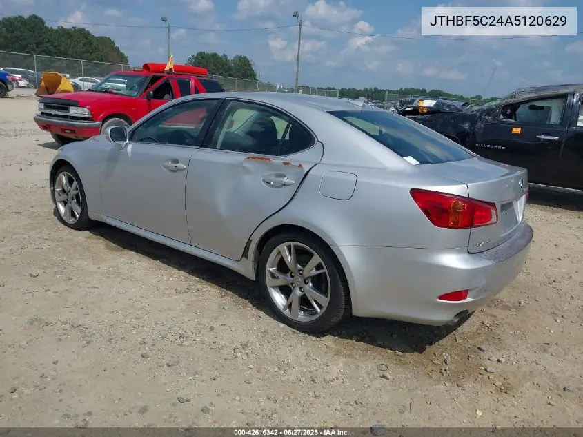 2010 Lexus Is 250 VIN: JTHBF5C24A5120629 Lot: 42616342