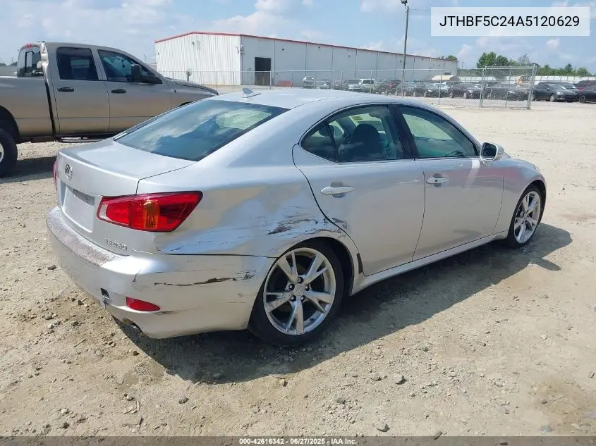 2010 Lexus Is 250 VIN: JTHBF5C24A5120629 Lot: 42616342