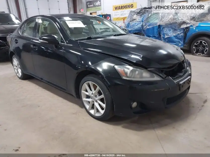 2011 Lexus Is 350 VIN: JTHCE5C2XB5000682 Lot: 42067720