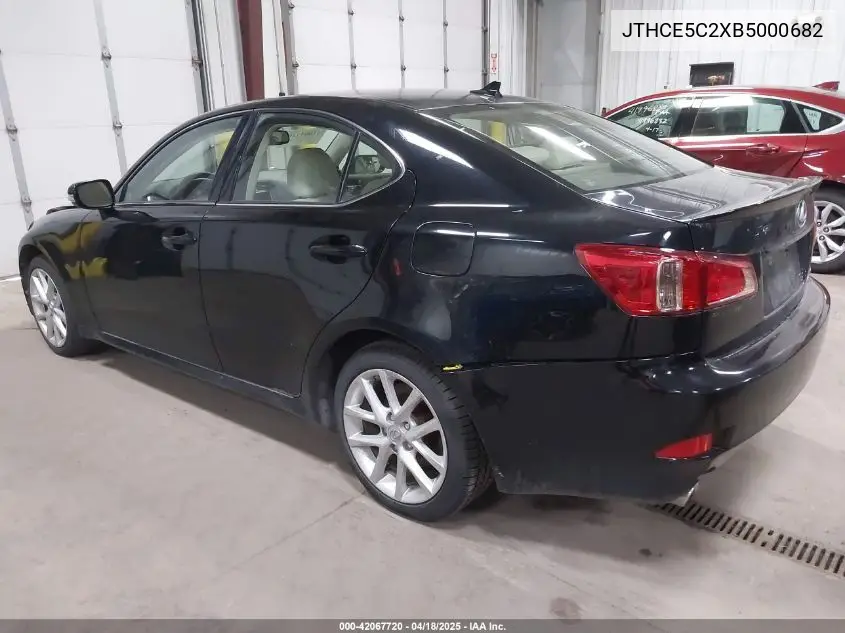 2011 Lexus Is 350 VIN: JTHCE5C2XB5000682 Lot: 42067720