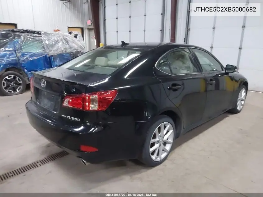 2011 Lexus Is 350 VIN: JTHCE5C2XB5000682 Lot: 42067720