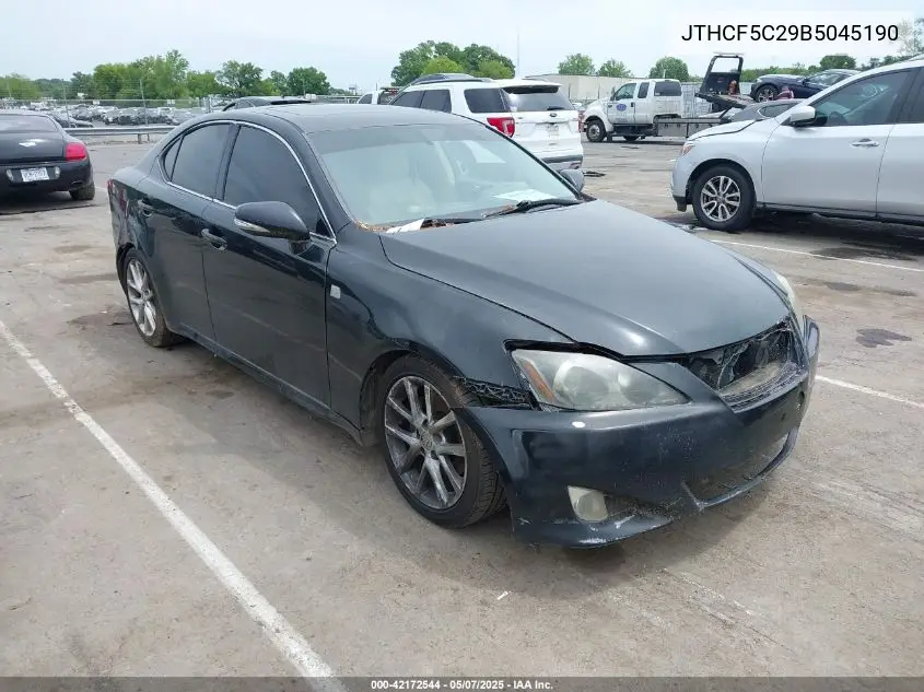 2011 Lexus Is 250 VIN: JTHCF5C29B5045190 Lot: 42172544