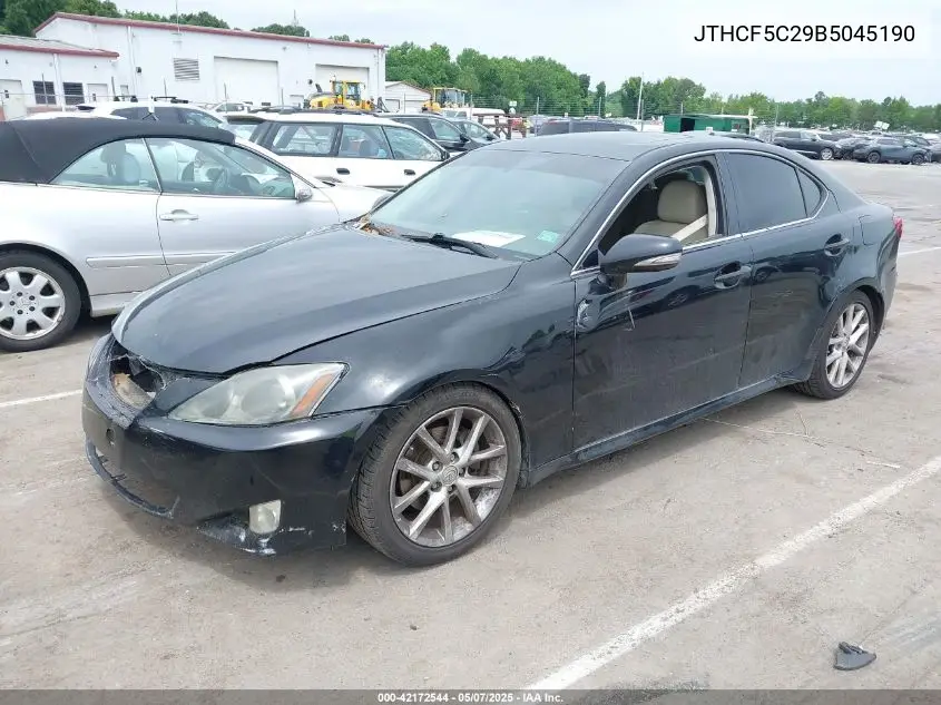 2011 Lexus Is 250 VIN: JTHCF5C29B5045190 Lot: 42172544