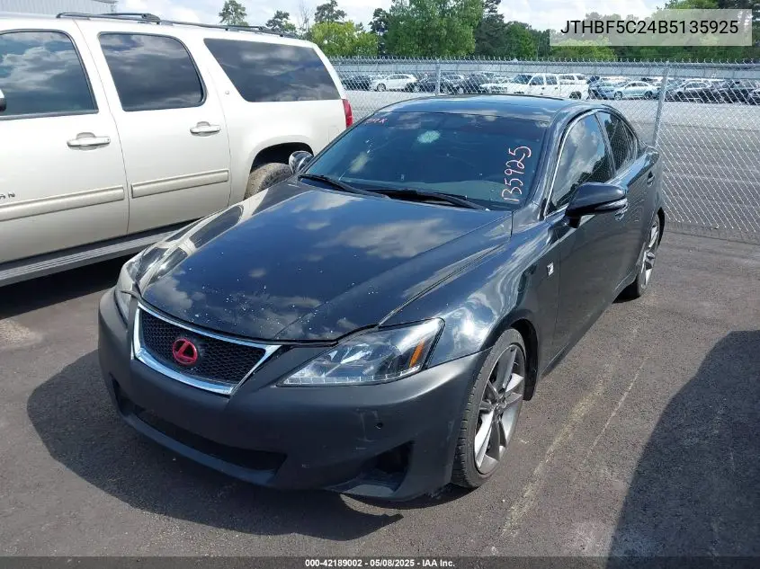 2011 Lexus Is 250 VIN: JTHBF5C24B5135925 Lot: 42189002