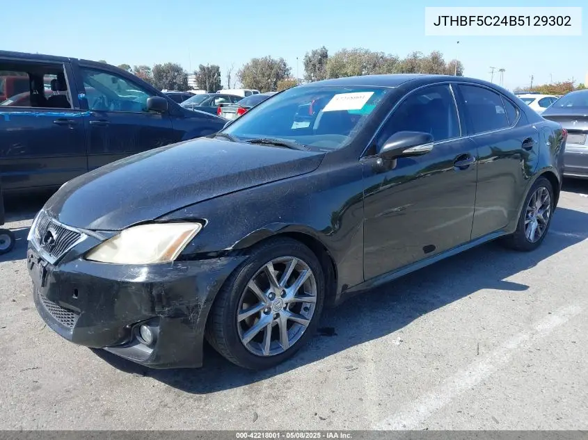 2011 Lexus Is 250 VIN: JTHBF5C24B5129302 Lot: 42218001