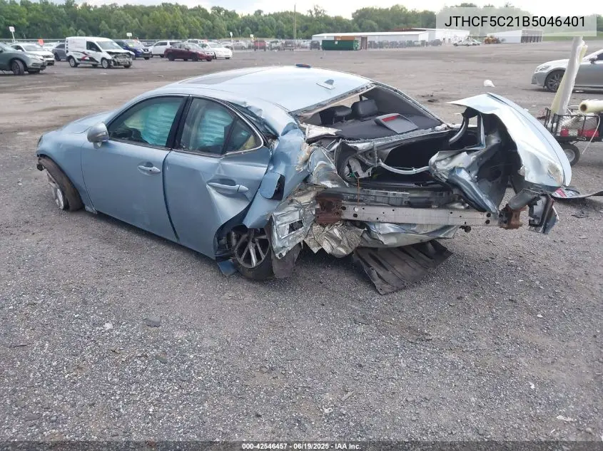 2011 Lexus Is 250 VIN: JTHCF5C21B5046401 Lot: 42546457
