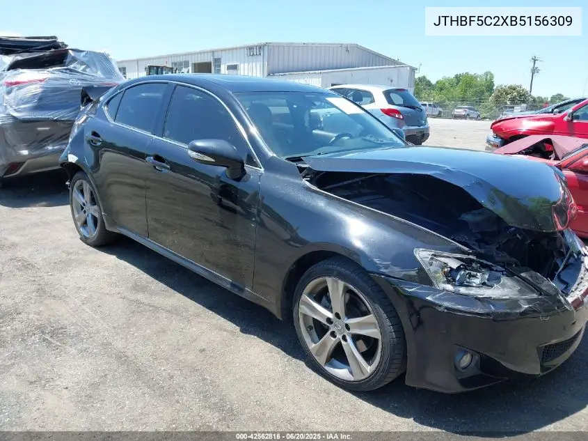 2011 Lexus Is 250 VIN: JTHBF5C2XB5156309 Lot: 42562816