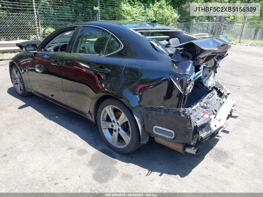 2011 Lexus Is 250 VIN: JTHBF5C2XB5156309 Lot: 42562816