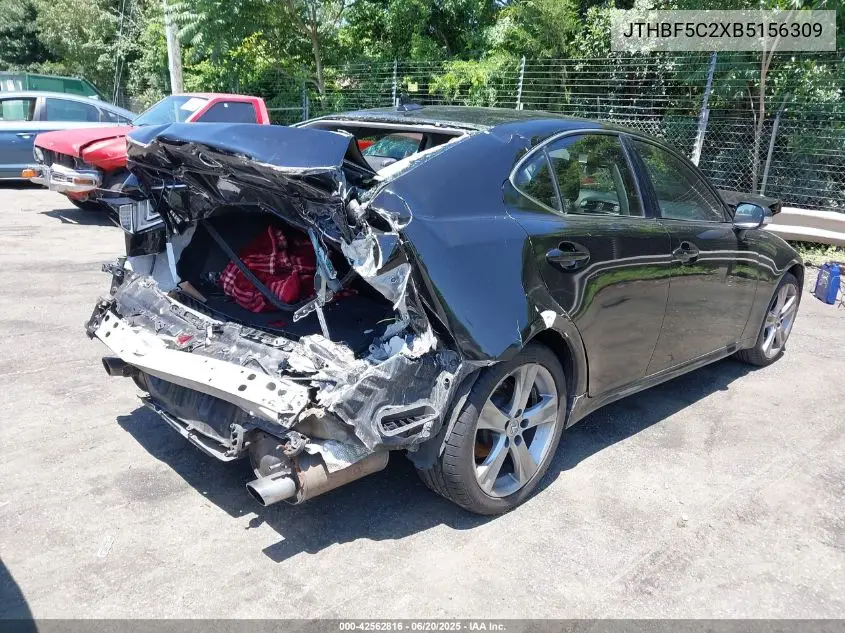 2011 Lexus Is 250 VIN: JTHBF5C2XB5156309 Lot: 42562816