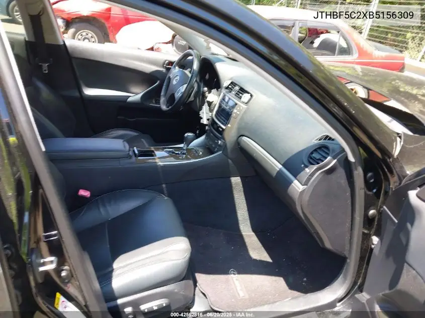 2011 Lexus Is 250 VIN: JTHBF5C2XB5156309 Lot: 42562816