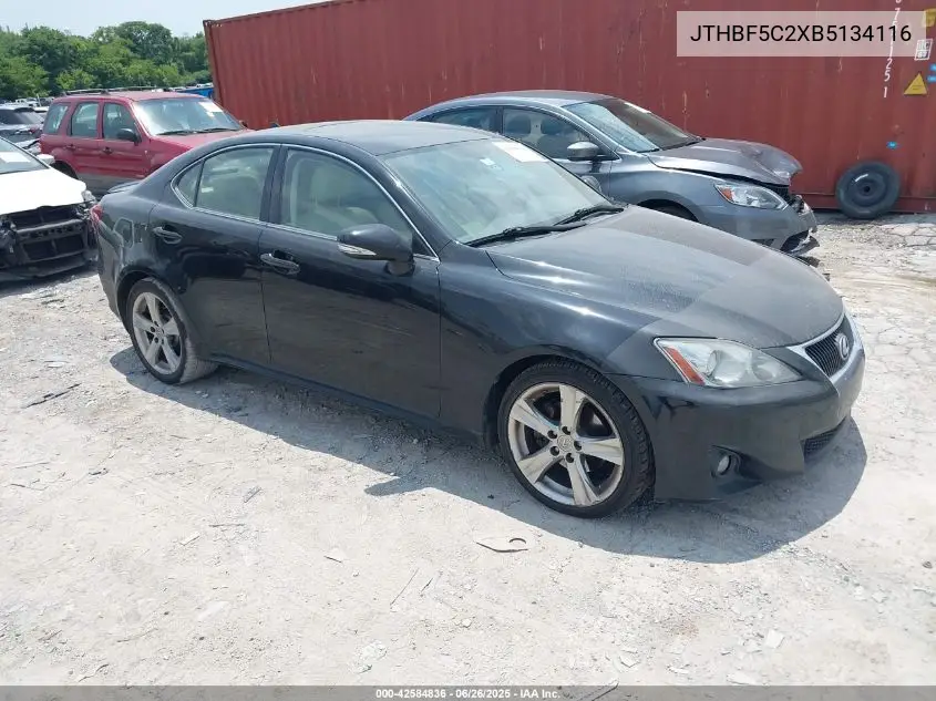 2011 Lexus Is 250 VIN: JTHBF5C2XB5134116 Lot: 42584836