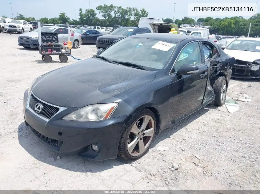 2011 Lexus Is 250 VIN: JTHBF5C2XB5134116 Lot: 42584836