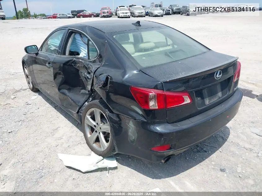 2011 Lexus Is 250 VIN: JTHBF5C2XB5134116 Lot: 42584836