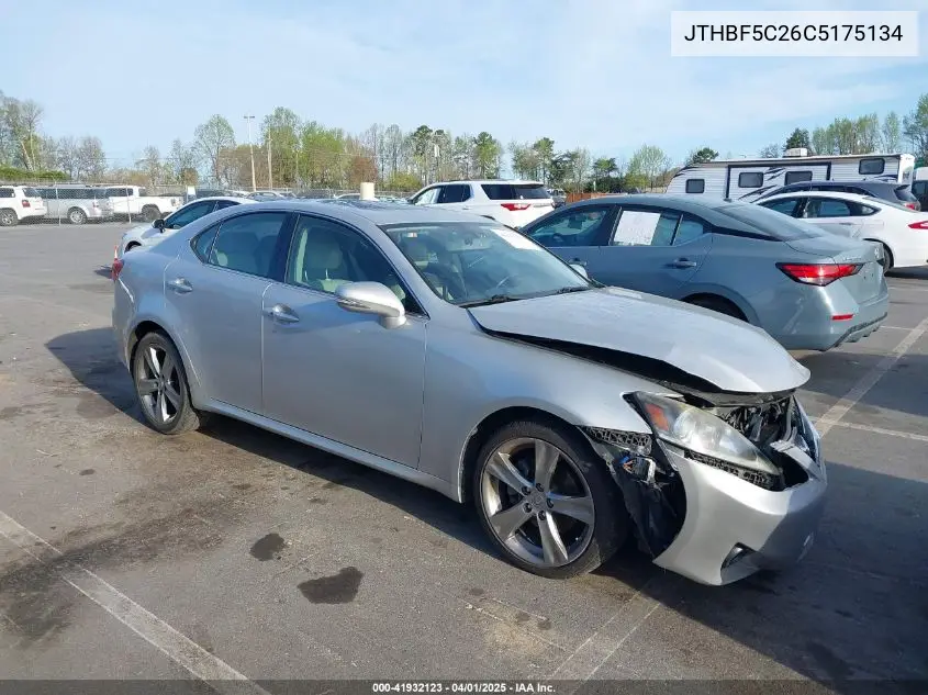 2012 Lexus Is 250 VIN: JTHBF5C26C5175134 Lot: 41932123
