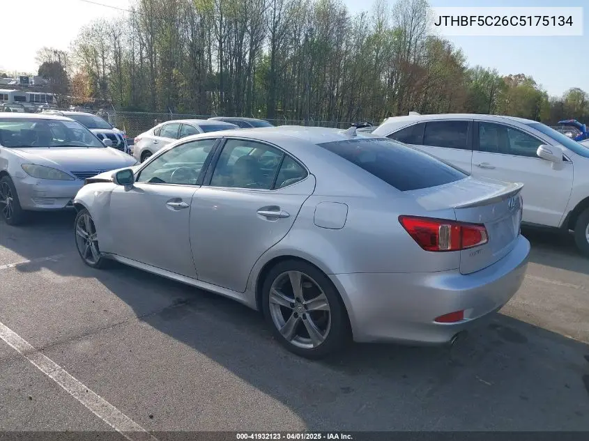 2012 Lexus Is 250 VIN: JTHBF5C26C5175134 Lot: 41932123