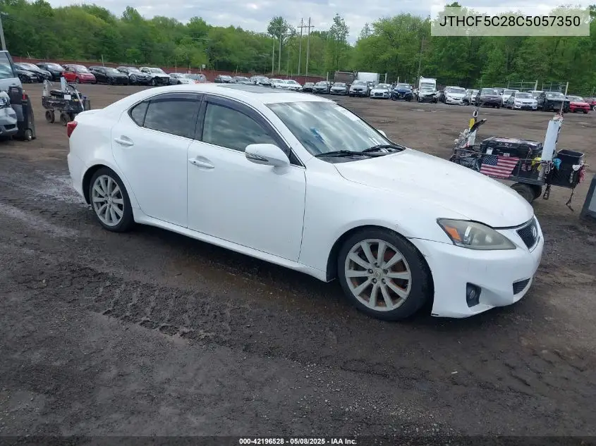2012 Lexus Is 250 VIN: JTHCF5C28C5057350 Lot: 42196528