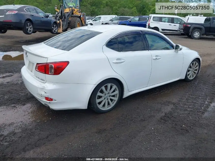 2012 Lexus Is 250 VIN: JTHCF5C28C5057350 Lot: 42196528