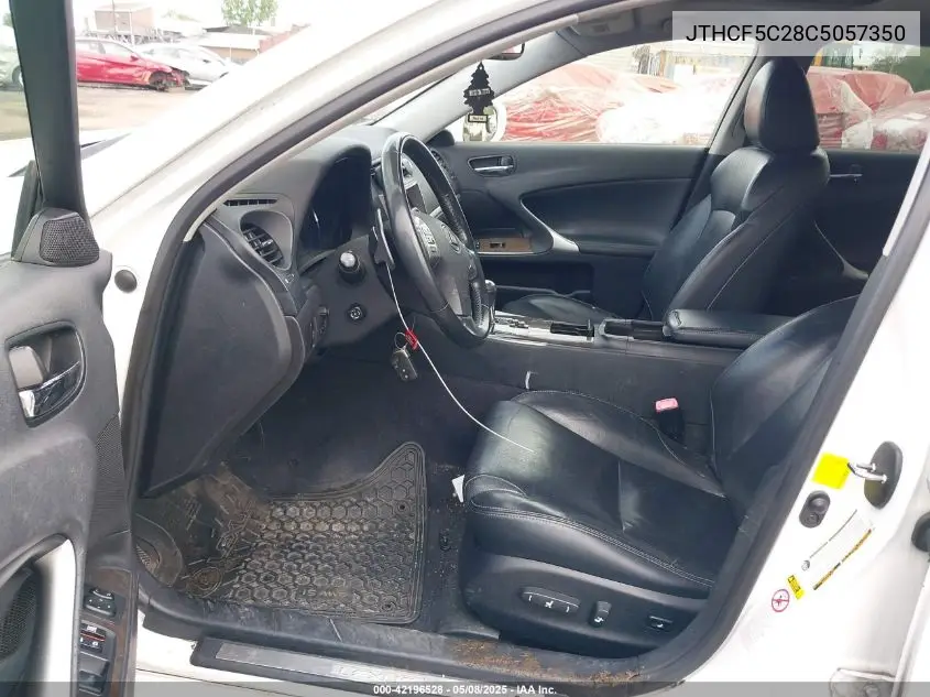2012 Lexus Is 250 VIN: JTHCF5C28C5057350 Lot: 42196528