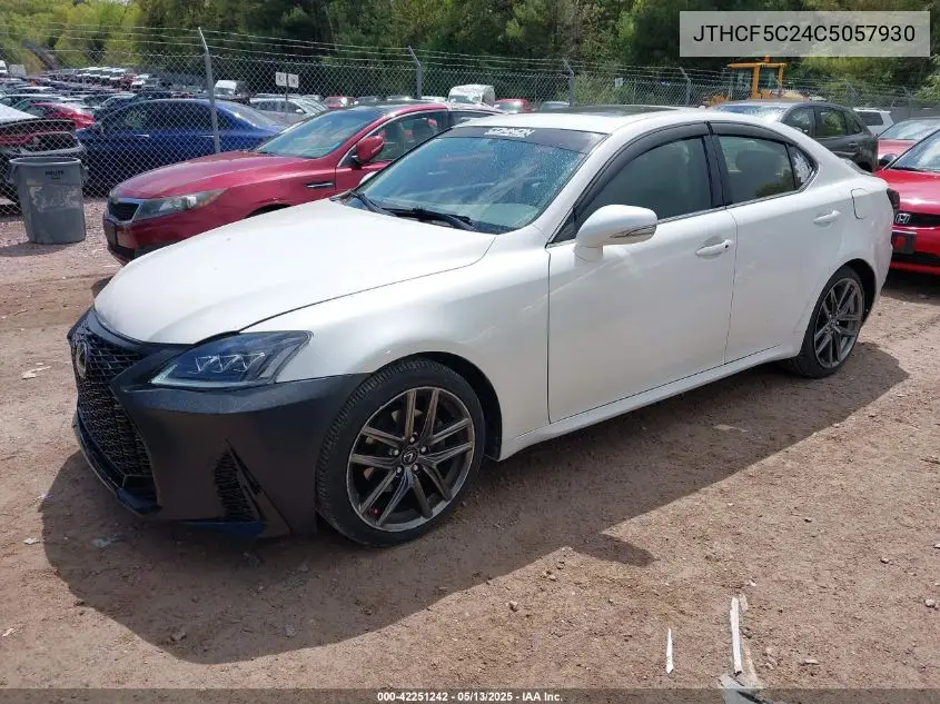 2012 Lexus Is 250 VIN: JTHCF5C24C5057930 Lot: 42251242