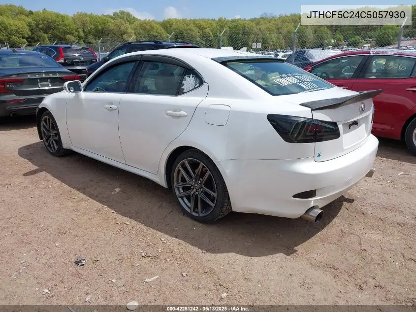 2012 Lexus Is 250 VIN: JTHCF5C24C5057930 Lot: 42251242