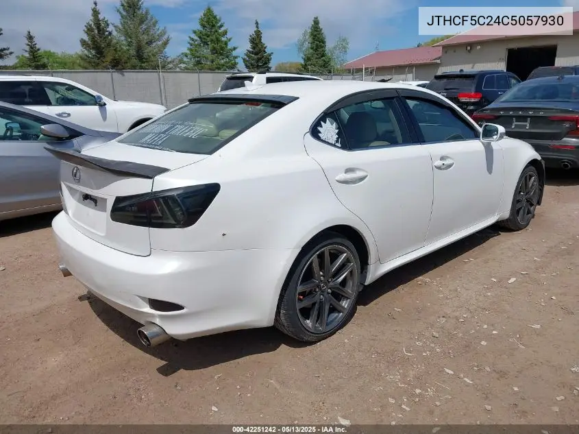 2012 Lexus Is 250 VIN: JTHCF5C24C5057930 Lot: 42251242