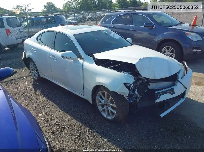 2012 Lexus Is 250 VIN: JTHCF5C25C5060352 Lot: 42566800
