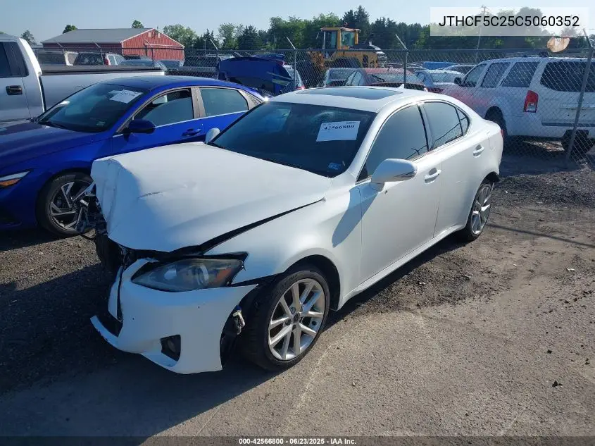 2012 Lexus Is 250 VIN: JTHCF5C25C5060352 Lot: 42566800