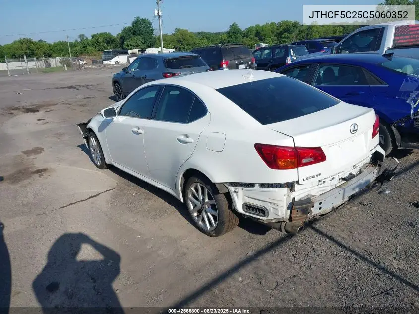 2012 Lexus Is 250 VIN: JTHCF5C25C5060352 Lot: 42566800