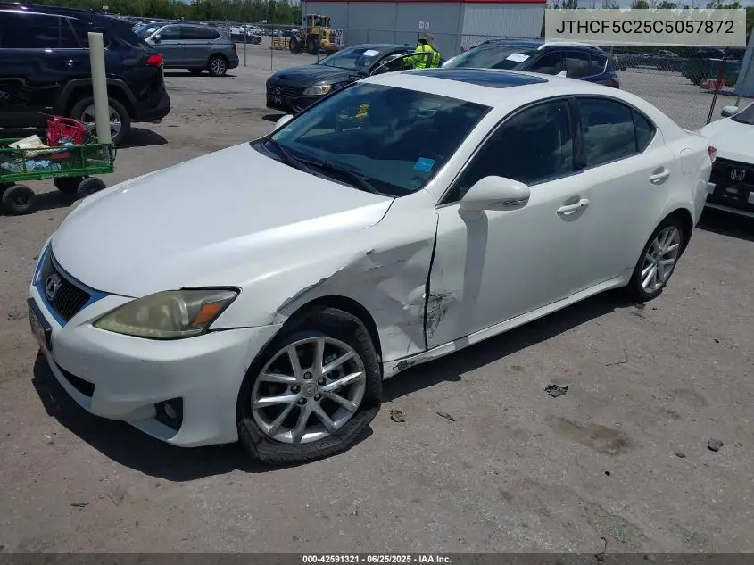 2012 Lexus Is 250 VIN: JTHCF5C25C5057872 Lot: 42591321