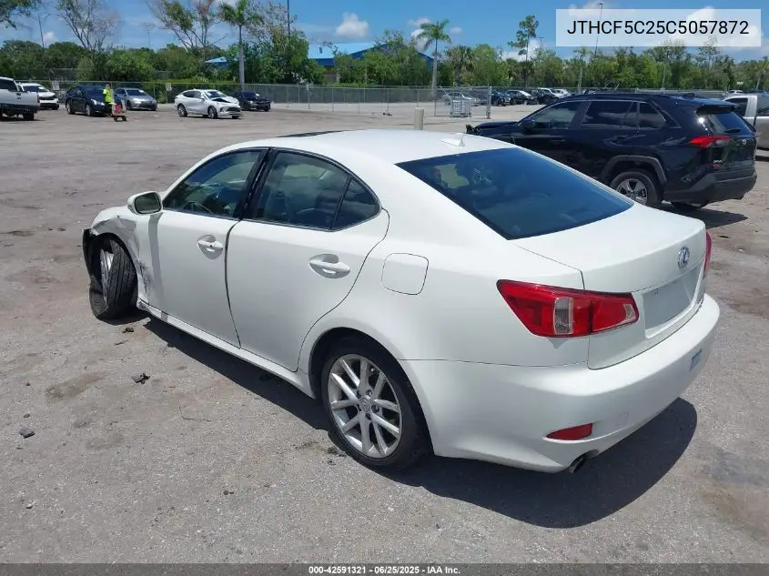 2012 Lexus Is 250 VIN: JTHCF5C25C5057872 Lot: 42591321
