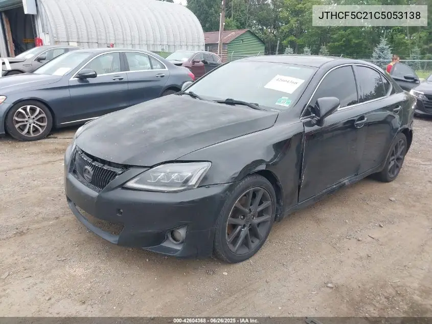 2012 Lexus Is 250 VIN: JTHCF5C21C5053138 Lot: 42604368