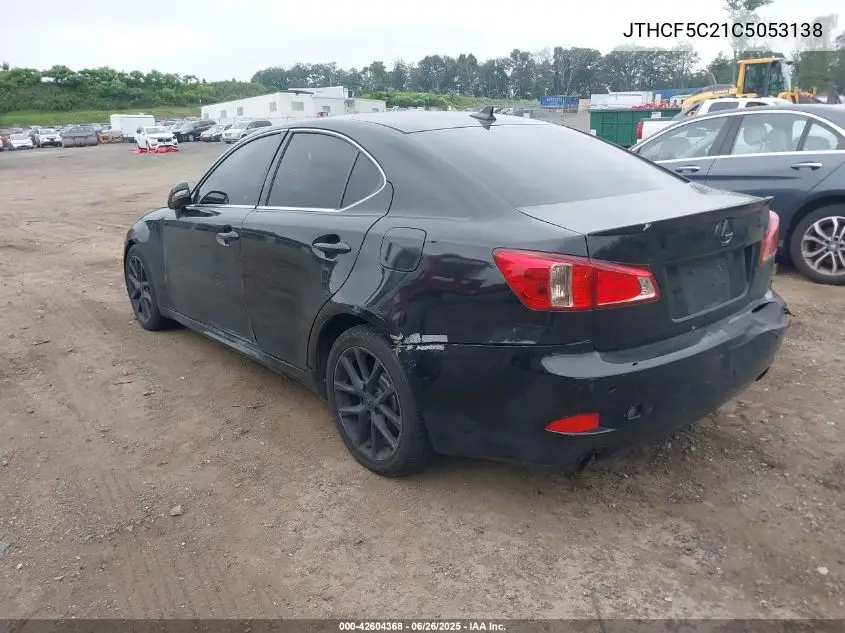 2012 Lexus Is 250 VIN: JTHCF5C21C5053138 Lot: 42604368