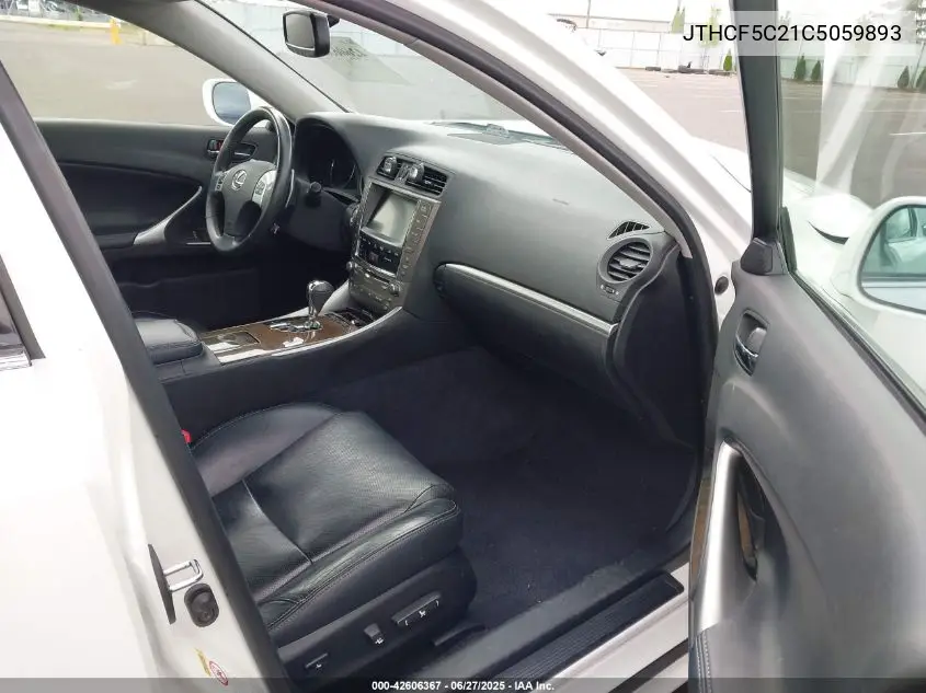 2012 Lexus Is 250 VIN: JTHCF5C21C5059893 Lot: 42606367