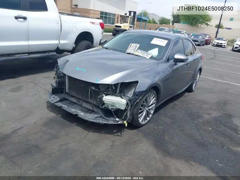 2014 Lexus Is 250 VIN: JTHBF1D24E5008250 Lot: 42244066