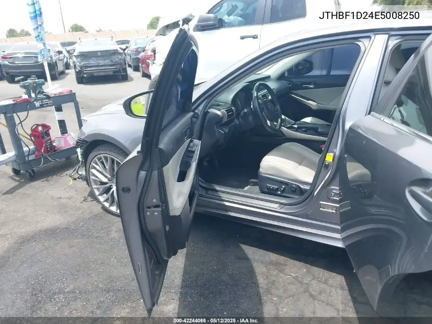 2014 Lexus Is 250 VIN: JTHBF1D24E5008250 Lot: 42244066