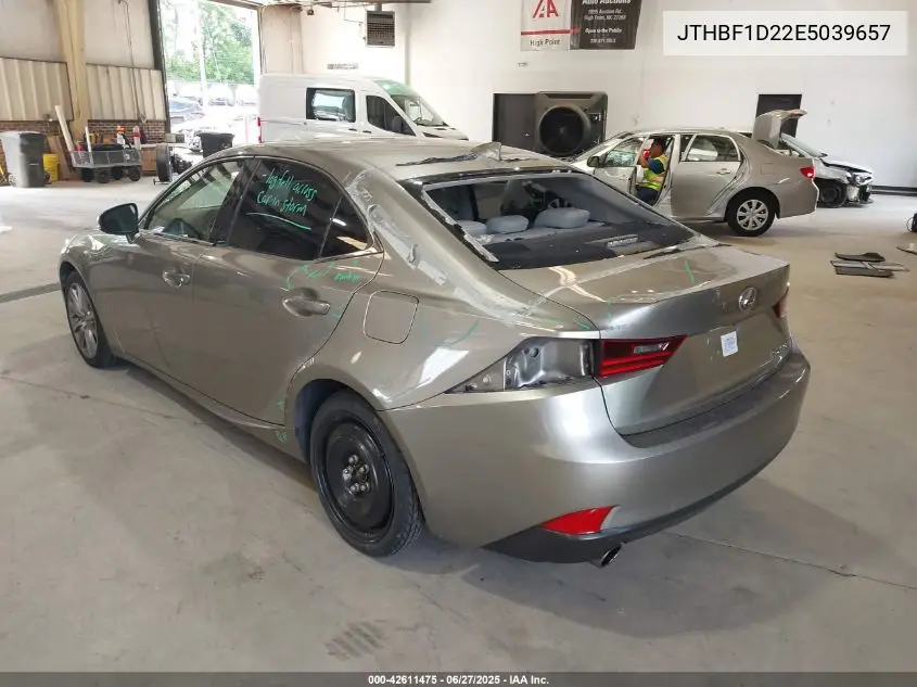 2014 Lexus Is 250 VIN: JTHBF1D22E5039657 Lot: 42611475